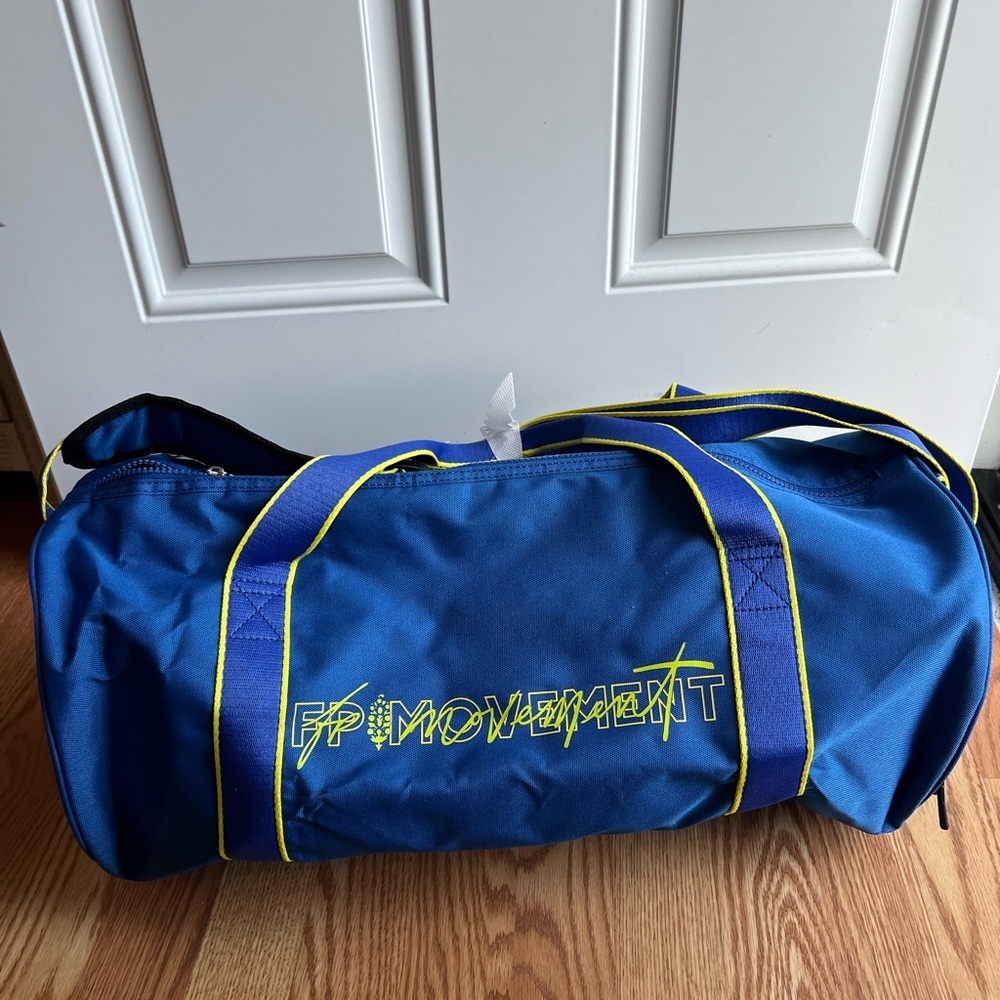 Free People Movement Good Sport Duffle Bag in Athletic Blue NWT